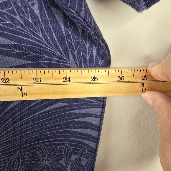 Tommy Bahama Mens Polo Shirt XXL Tropical Floral Print Short Sleeve Blue - Picture 7 of 8